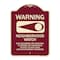 Signmission Designer Series-Warning-Our Neighbors Are Watching Burgungy, 24" x 18", BU-1824-9867 A-DES-BU-1824-9867 - alternate 1